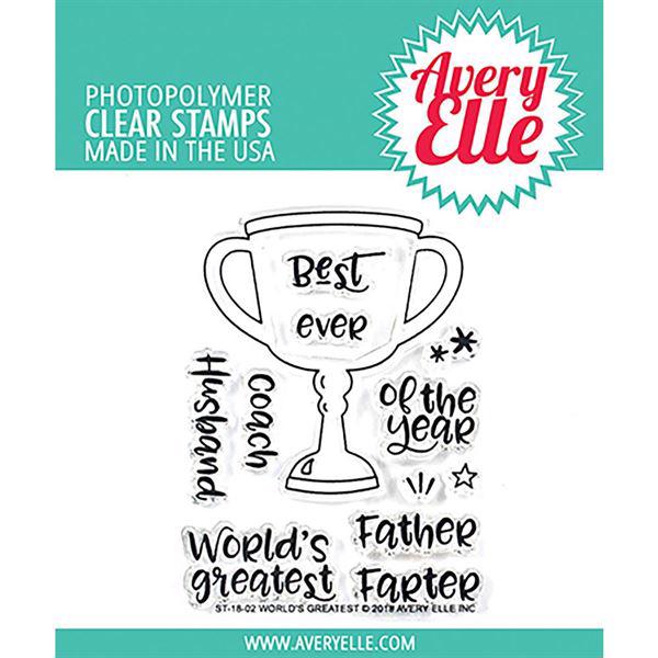 Avery Elle Clear Stamp - World\'s Greatest