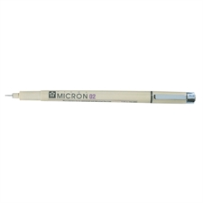 Pigma Micron 02 - 0.3 mm / Sort