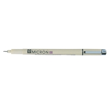 Pigma Micron 08 - 0.5 mm / Sort