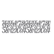 Andy Skinner Stencil 3x12" - Distressed Digits