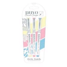 Nuvo Brush Script Pens - Pretty Pastels