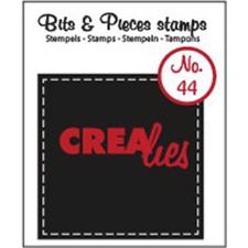 Clearstamp CreaLies - Bits & Pieces 44 (firkant)