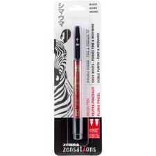 Zebra Zensations Pen - Black Duo Brush