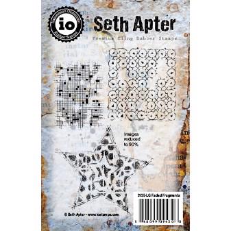 IO Stamps Cling Stamp - Seth Apter / Faded Fragments