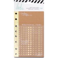 Heidi Swapp Planner System - Planner Inserts With Stickers / Give Thanks (157 Piece)