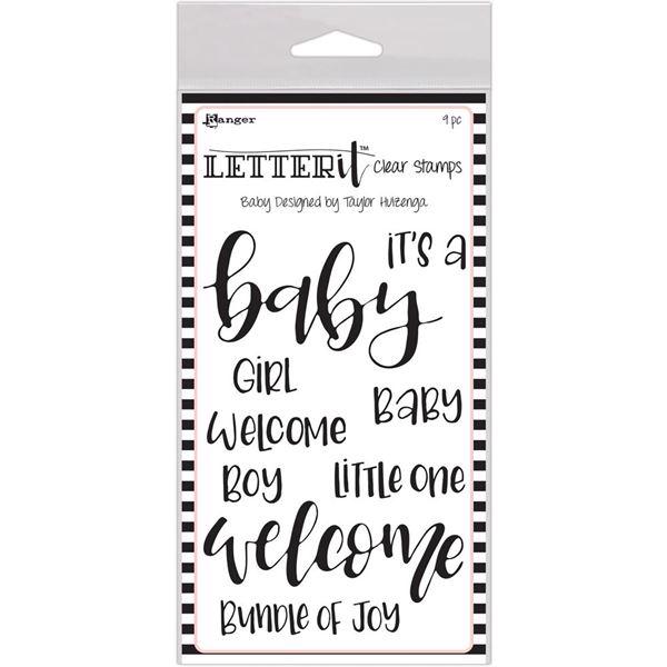 Ranger Letter It - Clear Stamps / Baby