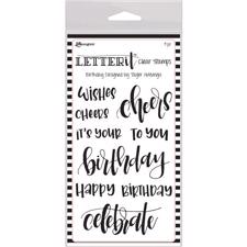 Ranger Letter It - Clear Stamps / Birthday