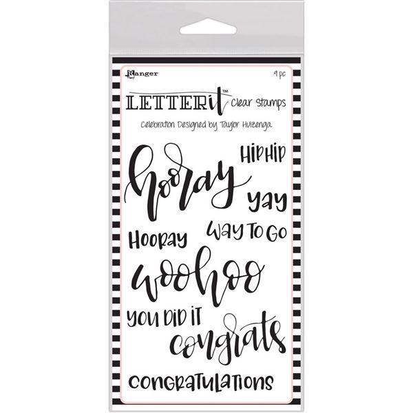 Ranger Letter It - Clear Stamps / Celebrate