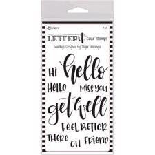 Ranger Letter It - Clear Stamps / Greetings