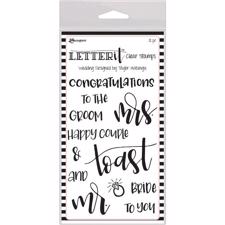 Ranger Letter It - Clear Stamps / Wedding