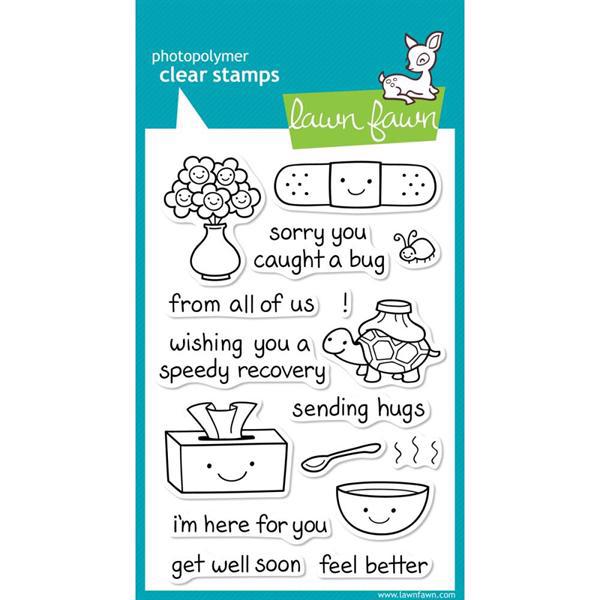 Lawn Fawn Clear Stamp Set - On The Mend