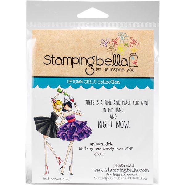 Stamping Bella Cling Stamp - Whitney og Wendy Love Wine