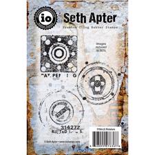IO Stamps Cling Stamp - Seth Apter / Rotators