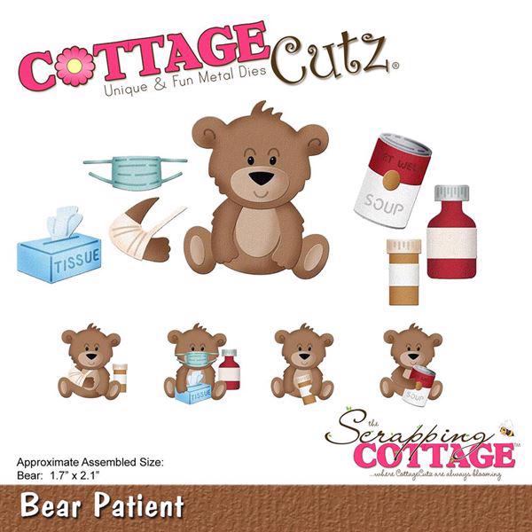 Cottage Cutz  Die -  Bear Patient