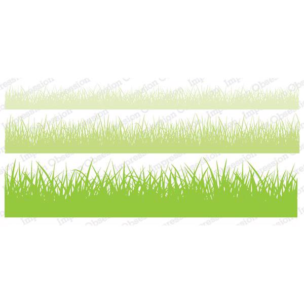 IO Stamps Cling Stamp - Grass Set
