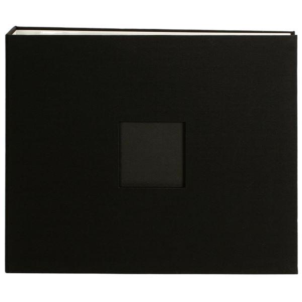 Scrapbooking Album - D-Ring Cloth / Black (Sort)