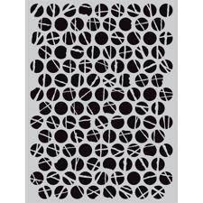 Darkroom Door Stencil - Polka Dots / Large