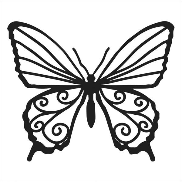 Crafter\'s Workshop Template 4x4" - Balzer Bitz / Butterfly