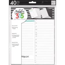 Happy Planner / Create 365 - Classic Planner Fill Paper / White Daily (std)