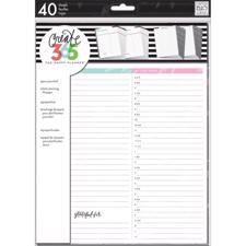 Happy Planner / Create 365 - Big Planner Fill Paper / White Daily (stor)