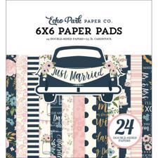 Echo Park Paper Pad 6x6" - Just Married