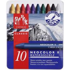 NeoColor II - Akvarel Voksfarver 10 stk. 