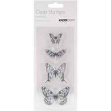 KaiserCraft Clear Stamp Texture - Butterflies
