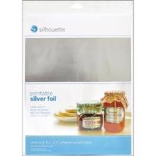 Silhouette Printable Adhesive Foil - Silver (ark)