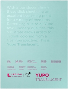 YUPO Paper (9x12") - Translucent (15 ark)