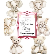 Felicita Design Card Toppers (9x9 cm) - Nice to Hug