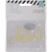 Heidi Swapp MemoryDex System - Foiled Clear Cards / Wanderlust (8 pcs)