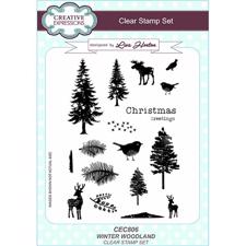 Creative Expressions  Clear Stamp Set - Winter Woodland