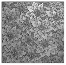 Vaessen Creative 3D Embossing Folder - Christmas Rose