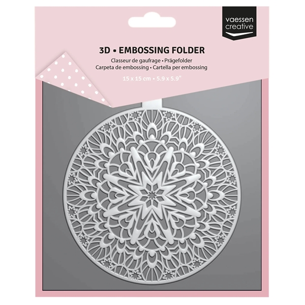 Vaessen Creative 3D Embossing Folder - Christmas Bauble