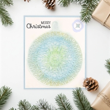 Vaessen Creative 3D Embossing Folder - Christmas Bauble