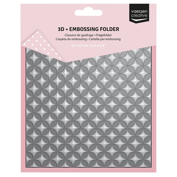 Vaessen Creative 3D Embossing Folder - Graphic Stars