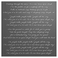 Vaessen Creative 3D Embossing Folder - Jingle Bells