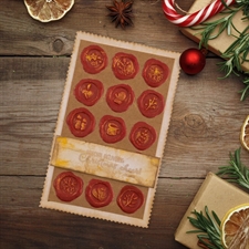 Vaessen Creative 3D Embossing Folder - Wax Seals