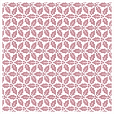 Vaessen Creative Stencil 15x15 cm - Holly Leaves