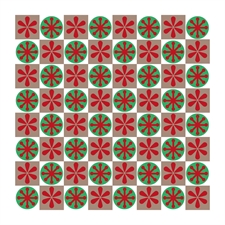 Vaessen Creative Stencil 15x15 cm - Layered Set / Checkered Pattern