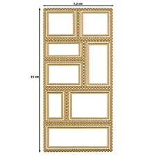 Vaessen Creative Die Set - Postage Stamps 