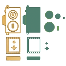 Vaessen Creative Die Set - Vintage Camera