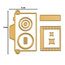 Vaessen Creative Die Set - Vintage Camera
