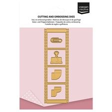 Vaessen Creative Die Set - Vintage Film Strip