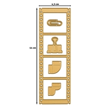 Vaessen Creative Die Set - Vintage Film Strip
