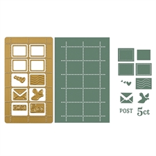 Vaessen Creative Die Set - From the Postbox / Stamps with Motifs