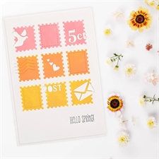 Vaessen Creative Die Set - From the Postbox / Stamps with Motifs