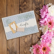 Vaessen Creative 3D Embossing Folder A6 - From the Postbox / Postcard