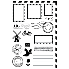 Vaessen Creative Clear Stamps A6 - From the Postbox