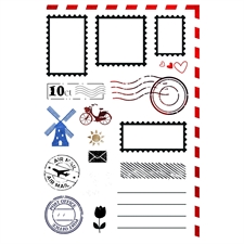Vaessen Creative Clear Stamps A6 - From the Postbox